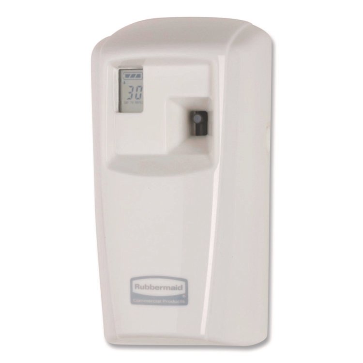 Rubbermaid Commercial TC Microburst Odor Control System 3000 LCD, 3.25 x 4.33 x 6.6, White (RCP1793532)