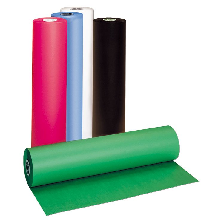 Pacon Decorol Flame Retardant Art Rolls, 40 lb Cover Weight, 36" x 1000 ft, Black (PAC101209)