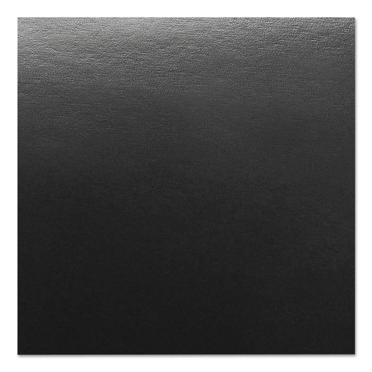 GBC Leather-Look Presentation Covers for Binding Systems, Black, 11.25 x 8.75, Unpunched, 50 Sets/Pack (GBC2001712)