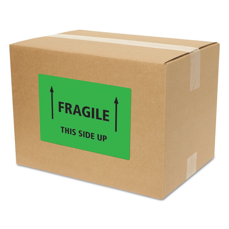 Avery High-Visibility Permanent Laser ID Labels, 5.5 x 8.5, Neon Green, 200/Box (AVE5952)