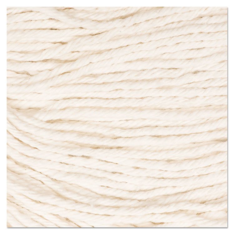 Boardwalk Super Loop Wet Mop Head, Cotton/Synthetic Fiber, 5" Headband, Large Size, White, 12/Carton (BWK503WHCT)