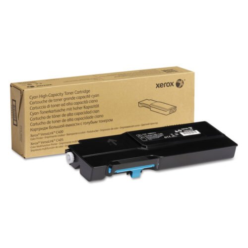 Xerox 106R03514 High-Yield Toner, 4,800 Page-Yield, Cyan (XER106R03514)