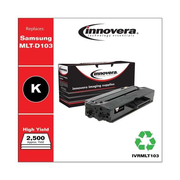 Innovera Remanufactured Black High-Yield Toner, Replacement for MLT-D103L, 2,500 Page-Yield (IVRMLT103)