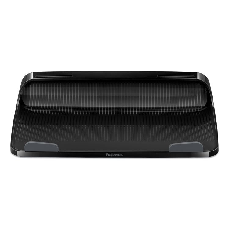 Fellowes I-Spire Series Laptop Lift, 13.19" x 9.31" x 4.13", Black/Gray, Supports 10 lbs (FEL9472401)