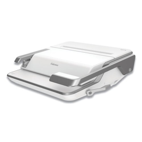 Fellowes Lyra 3-in-1 Binding Center, 300 Sheets, 16.63 x 15.62 x 6.03, White/Gray (FEL5603001)