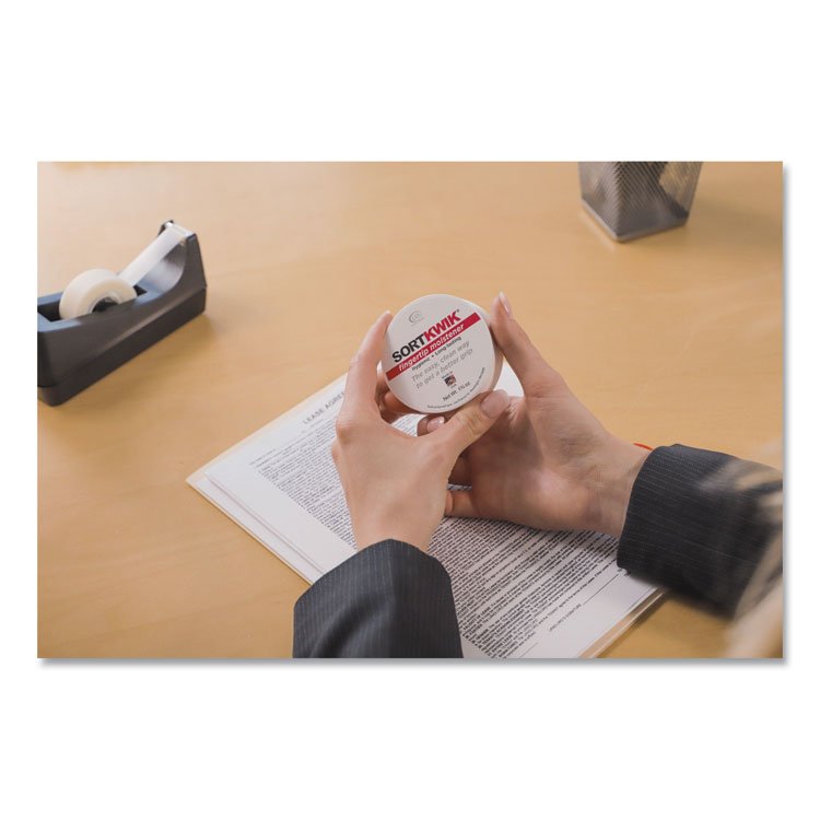 LEE Sortkwik Fingertip Moisteners, 1.75 oz, Pink, 2/Pack (LEE10132)