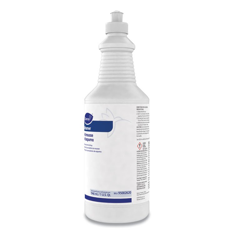 Diversey Defoamer/Carpet Cleaner, Cream, Bland Scent, 32 oz Squeeze Bottle (DVO95002620)