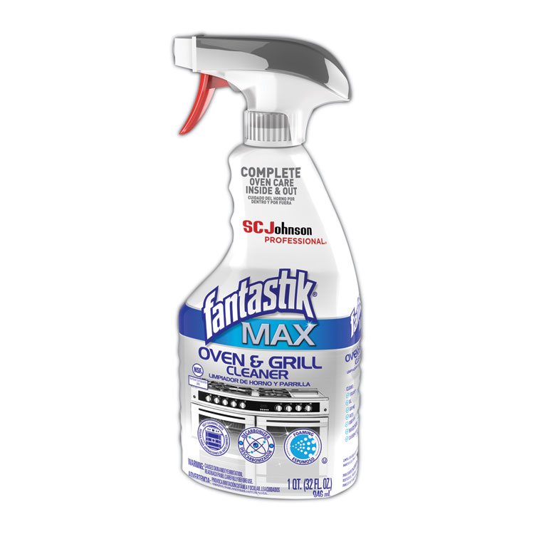 MAX MAX Oven and Grill Cleaner, 32 oz Bottle, 8/Carton (SJN323562CT)