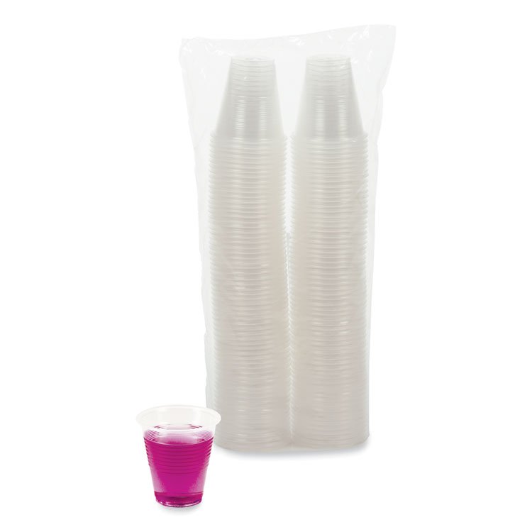 Boardwalk Translucent Plastic Cold Cups, 3 oz, 125/Pack (BWKTRANSCUP3PK)