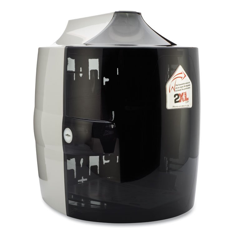 2XL Contemporary Wall Mount Wipe Dispenser, 11 x 11 x 13, Smoke Gray (TXLL80)