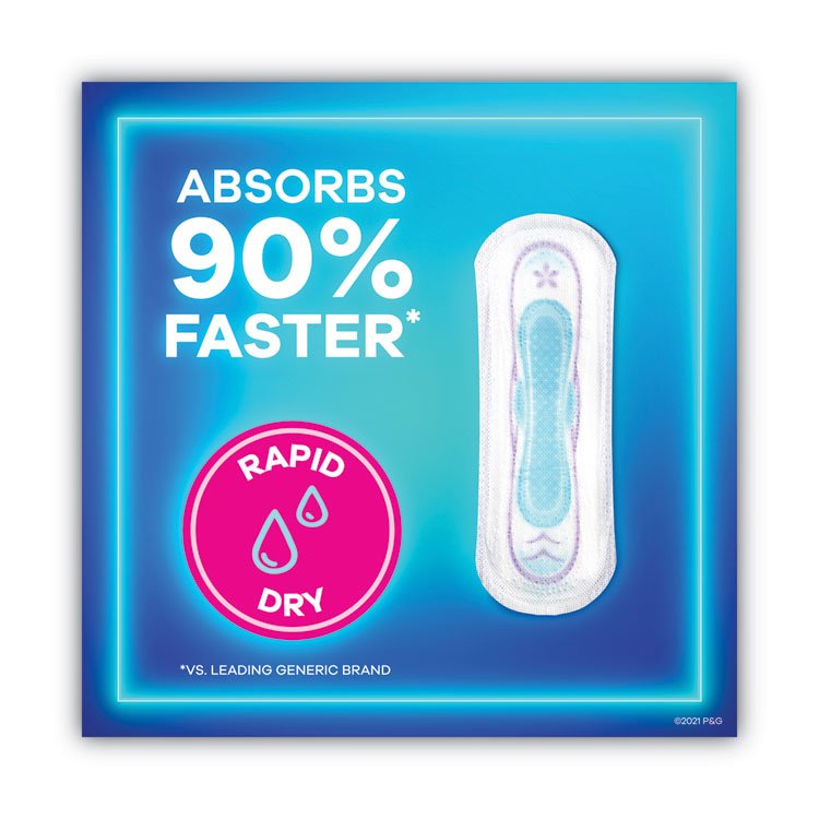 Always Ultra Thin Pads, Super Long 10 Hour, 40/Pack (PGC12853PK)