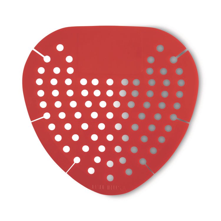 Boardwalk Urinal Screen, Cherry Scent, 3.5 oz, Red, Dozen (BWK1001)