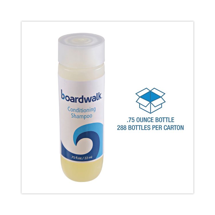 Boardwalk Conditioning Shampoo, Floral Scent, 0.75 oz, 288/Carton (BWKSHAMBOT)