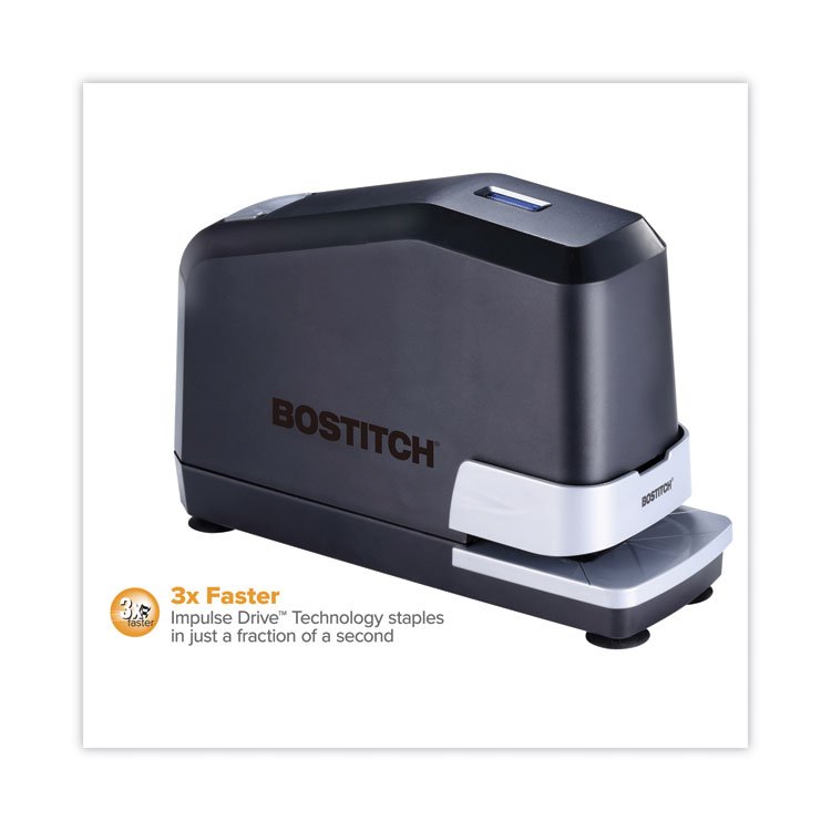 Bostitch B8 Impulse 45 Electric Stapler, 45-Sheet Capacity, Black (BOSB8EVALUE)