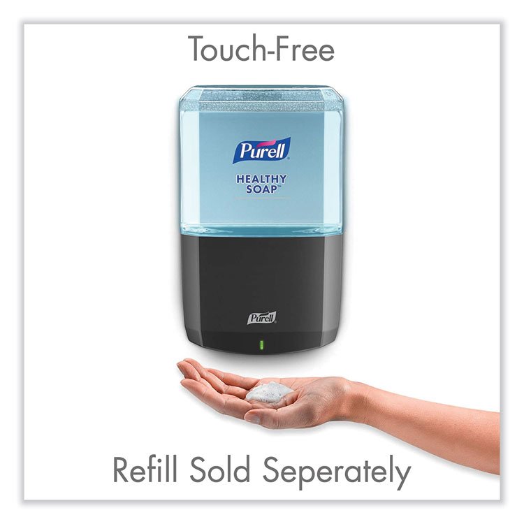 PURELL ES8 Soap Touch-Free Dispenser, 1,200 mL, 5.25 x 8.8 x 12.13, Graphite (GOJ773401)