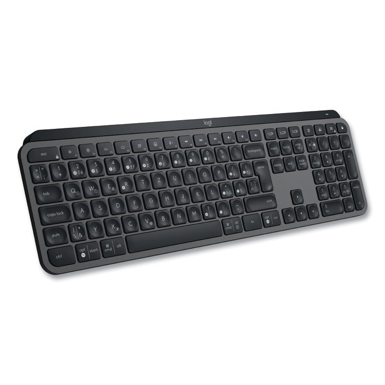 Logitech MX Keys S Keyboard, 108 Keys, Black (LOG920011406)