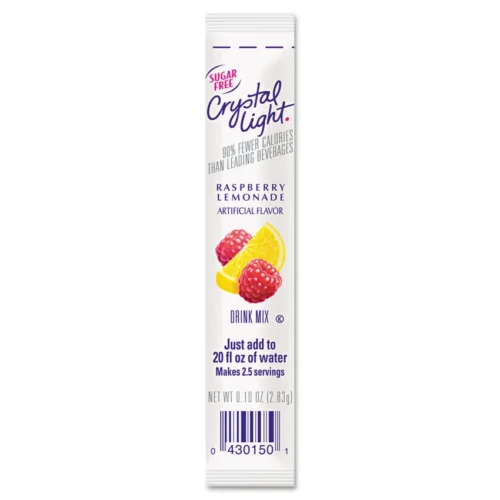 Crystal Light On the Go, Raspberry Lemonade, 0.16 oz Packets, 30Box (CRY00015)