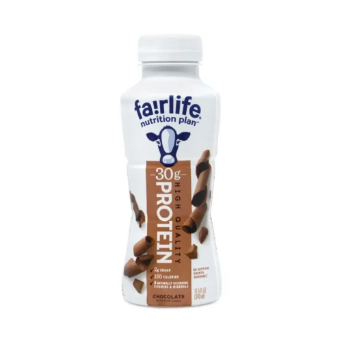 Fairlife High Protein Chocolate Nutrition Shake, 11.5 oz Bottle, 12Carton (GRR22001002)