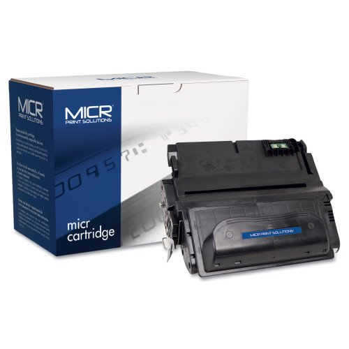 MICR Print Solutions Compatible Q1338A(M) (38AM) MICR Toner, 12,000 Page-Yield, Black (MCR38AM)