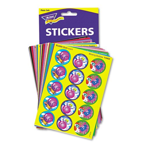 TREND Stinky Stickers Variety Pack, General Variety, Assorted Colors, 480Pack (TEPT089)