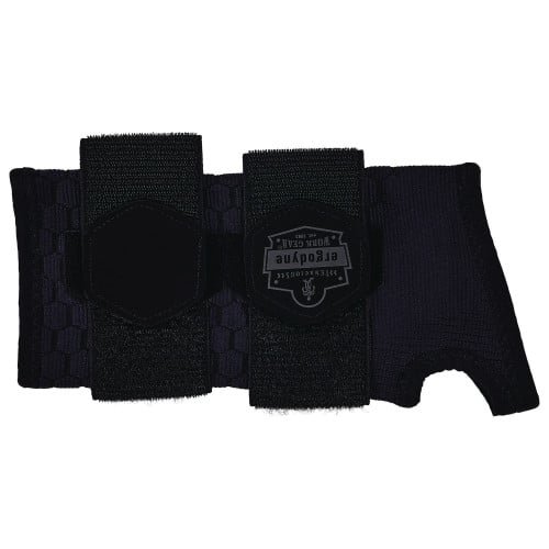ergodyne ProFlex 685 Wrist Support Sleeve - Double Strap, Medium, Fits Left HandRight Hand, Black (EGO16617)
