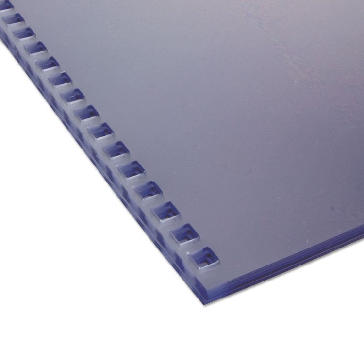 GBC ProClick Pre-Punched Cover, Plastic, Square Corners, 11.75 x 8.5, Clear, 25/Pack (GBC2020040)