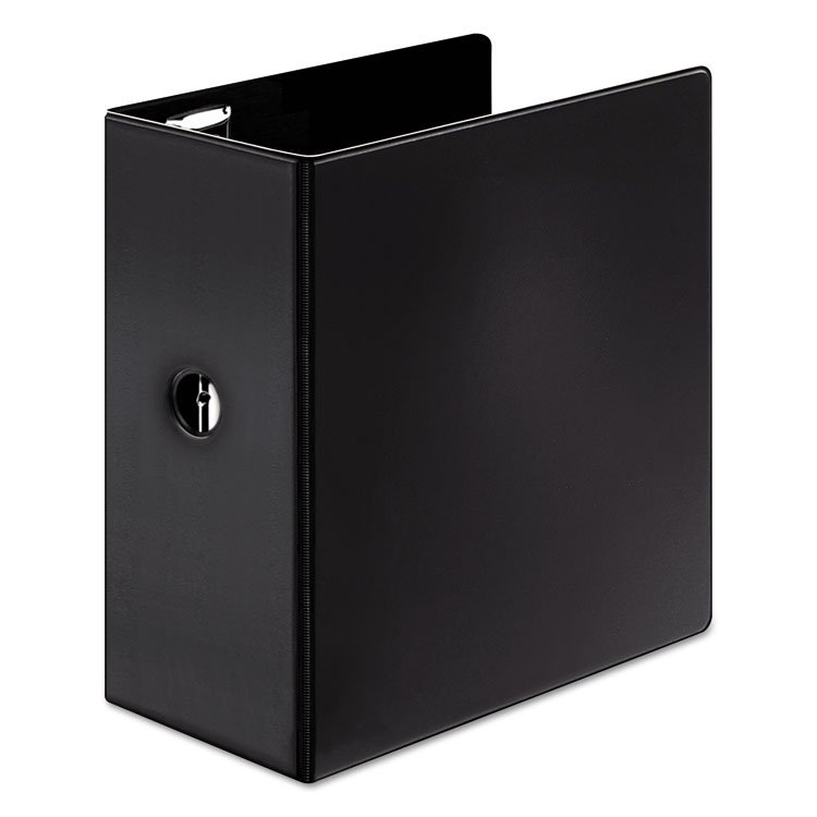 Cardinal Premier Easy Open Locking Slant-D Ring Binders, 3 Rings, 5" Capacity, 11 x 8.5, Black (CRD18762)