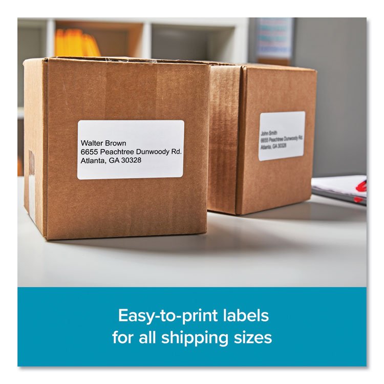 DYMO LW Shipping Labels, 2.13" x 4", White, 220 Labels/Roll, 6 Rolls/Pack (DYM2050811)