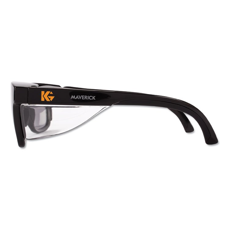 KIMBERLY-CLARK PROFESSIONAL Maverick Safety Glasses, Black Full Frame, Smoke Dual Lens, 12/Box (ANS49311)
