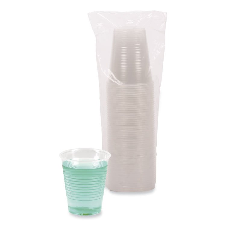 Boardwalk Translucent Plastic Cold Cups, 12 oz, 50/Pack (BWKTRANSCUP12PK)