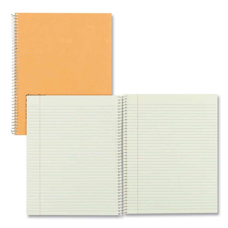 National Single-Subject Wirebound Notebooks, Narrow Rule, Brown Paperboard Cover, (80) 10 x 8 Sheets (RED33008)