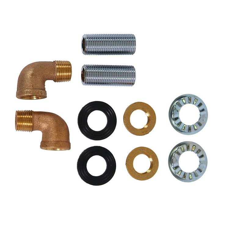 BK Resources WorkForce Prerinse Add-A-Faucet, 4.62" Height/12" Reach, Chrome (BKEVSMPRAF12M)