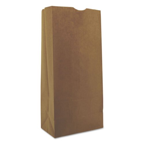 General Grocery Paper Bags, #25 Size, 8.25" x 5.25" x 18", Natural, 500/Bundle (BAGGK25500)