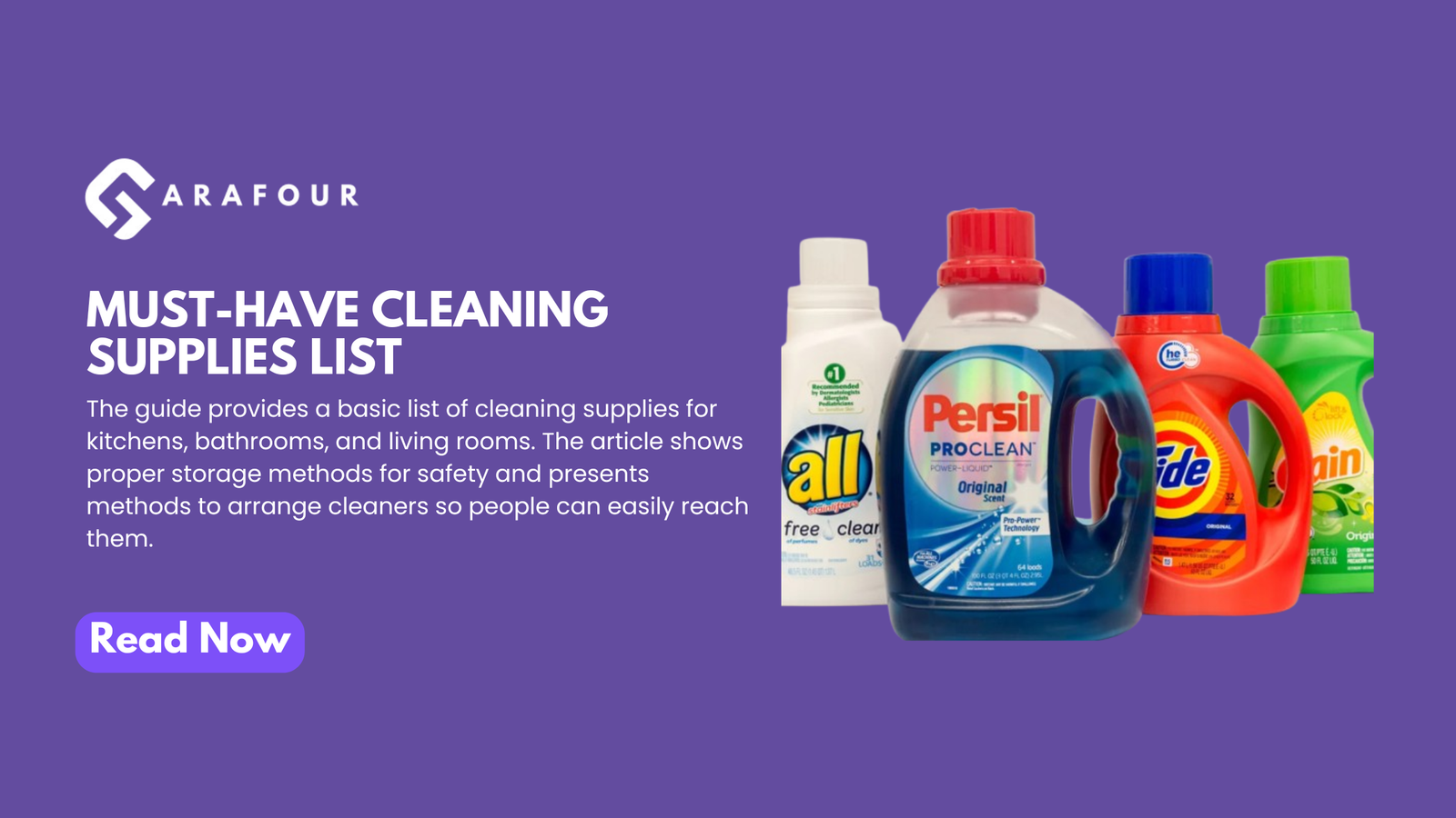Must-Have Cleaning Supplies List