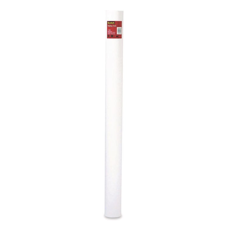 Scotch Mailing Tube, 48" Long, 4" Diameter, White (MMM7982)