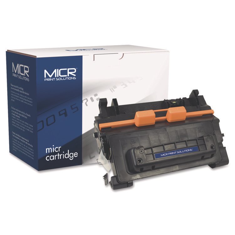 MICR Print Solutions Compatible CC364A(M) (64AM) MICR Toner, 10,000 Page-Yield, Black (MCR64AM)