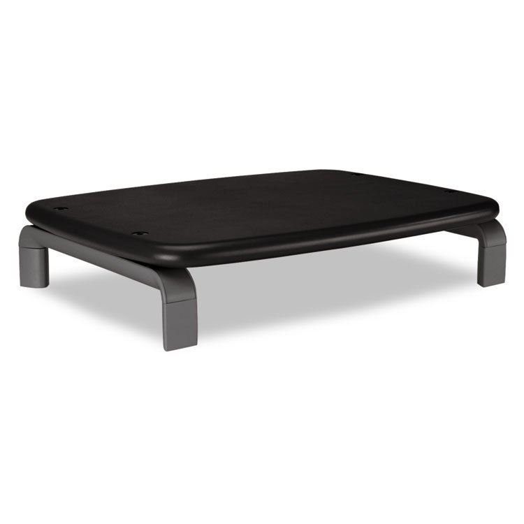 Kensington Monitor Stand with SmartFit, For 21" Monitors, 11.5" x 9" x 3", Black/Gray, Supports 80 lbs (KMW60087)