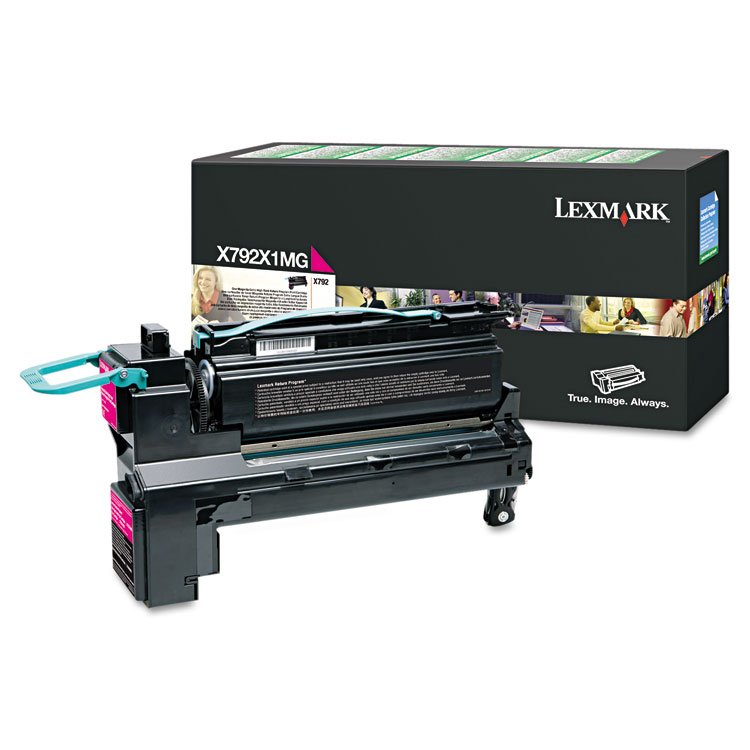 Lexmark X792X1MG Return Program Extra High-Yield Toner, 20,000 Page-Yield, Magenta (LEXX792X1MG)