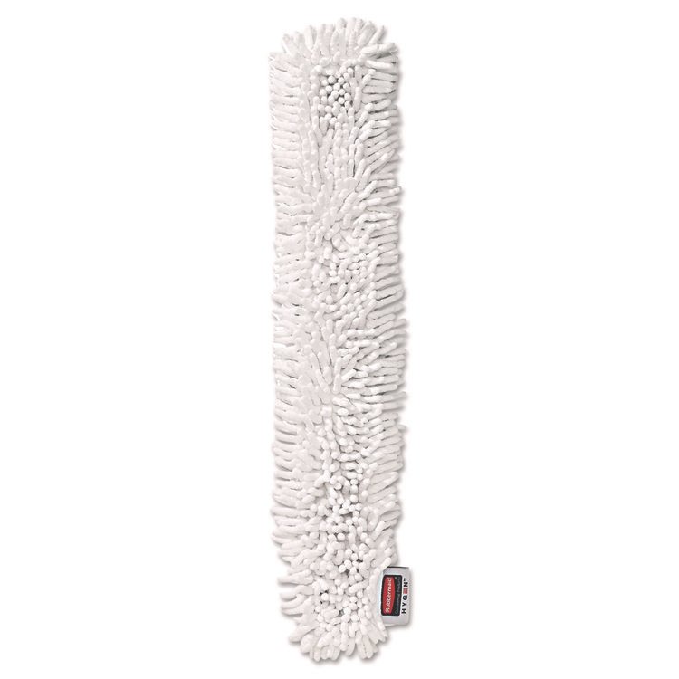 Rubbermaid Commercial HYGEN HYGEN Quick-Connect Microfiber Dusting Wand Sleeve, White, 6/Carton (RCPQ853WHI)