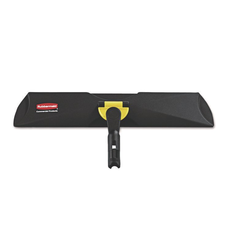 Rubbermaid Commercial HYGEN HYGEN Quick Connect Single-Sided Frame, 18w x 3 3/8d, Plastic, Black (RCPQ559BLA)