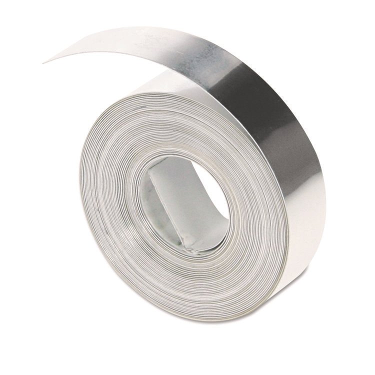 DYMO Rhino Metal Label Non-Adhesive Tape, 0.5" x 16 ft, Aluminum (DYM31000)