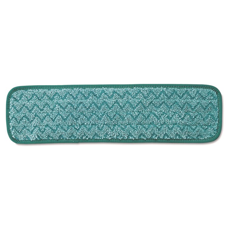 Rubbermaid Commercial Microfiber Dust Pad, 18.5 x 5.5, Green (RCPQ412GRE)