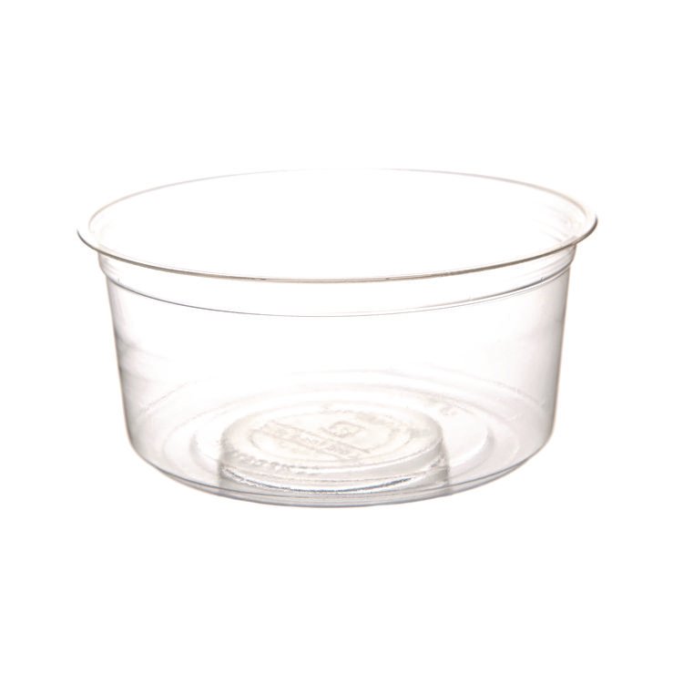 Eco-Products Round Deli Containers, 12 oz, 4.63" Diameter x 2.13" h, Clear, Plastic, 500/Carton (ECOEPRDP12)