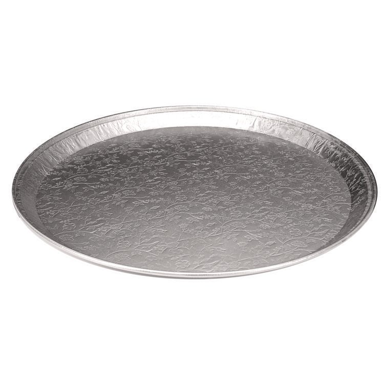 HFA Aluminum Embossed Tray, 16" Diameter, 25/Carton (HFA2013100)