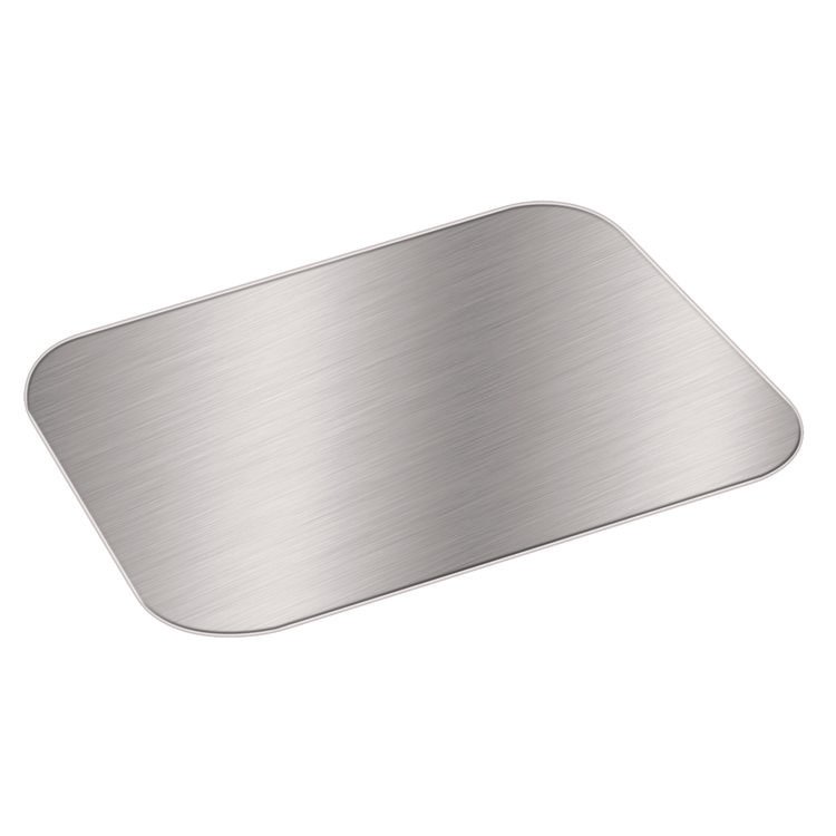 HFA Foil Laminated Board Lid for Take Out Containers, 6.25 x 8.37, White/Silver, Paper, 500/Carton (HFA4045L)