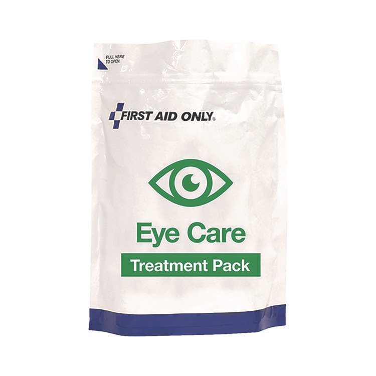 First Aid Only Eye Care Treatment Pack, 10 Pieces, Resealable Plastic Bag (FAO91168)