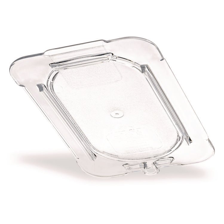 Carlisle StorPlus Polycarbonate Flat Universal Lid, 4.31 x 6.88 x 0.44, Clear, Plastic (CFS10336U07)
