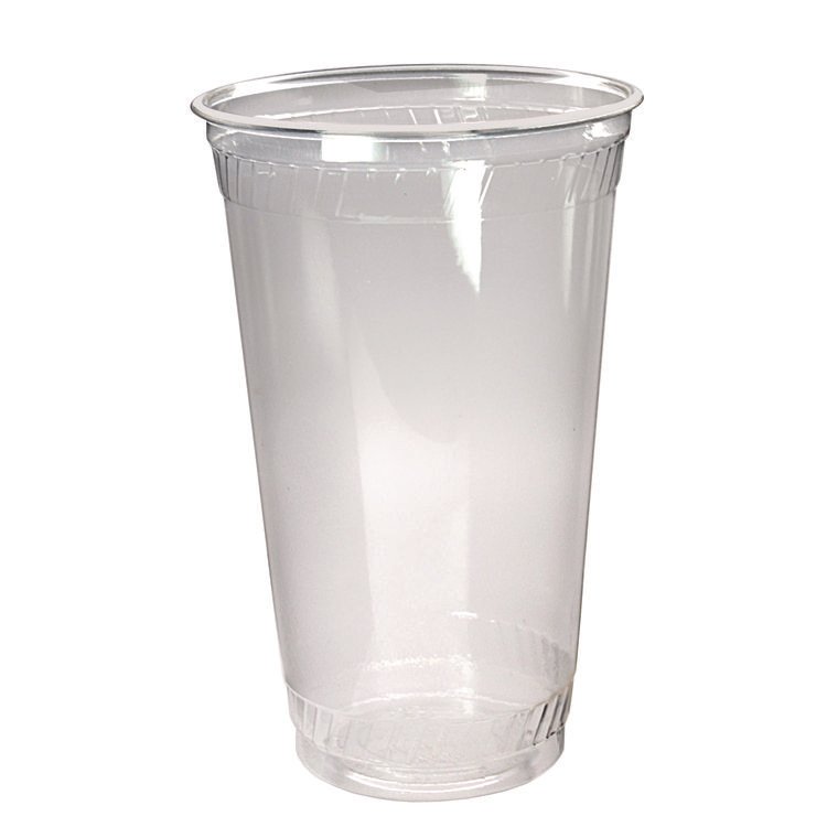 Fabri-Kal Kal-Clear PET Cold Drink Cups, 24 oz, Plastic, Clear, 25/Sleeve, 24 Sleeves/Carton (FABKC24)