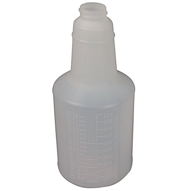 Impact Plastic Bottles with Graduations, 24 oz, Clear, 24/Carton (IMP5024WG2491)
