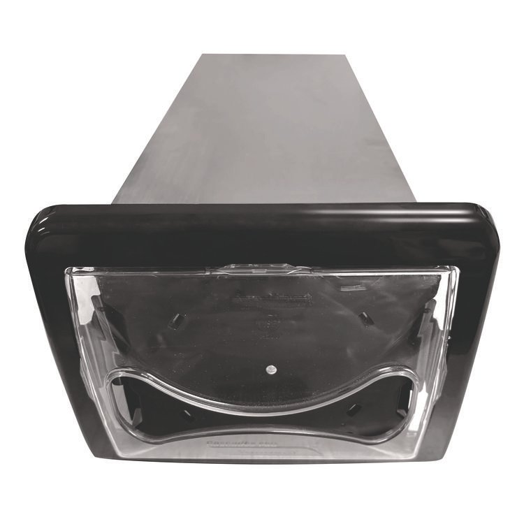 Cascades PRO Tandem In-Counter Interfold Napkins Dispenser, 6.25 x 18 x 6.5, Black (CSDDN200)